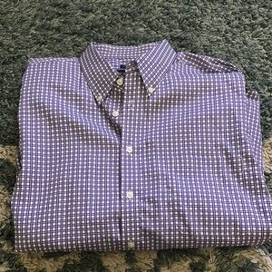Men's Purple Checkered Shirt